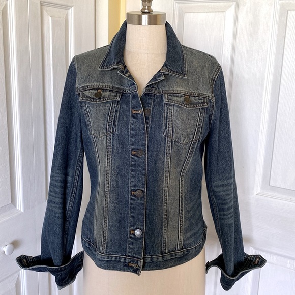 Banana Republic Jean Jacket size medium - Picture 1 of 11
